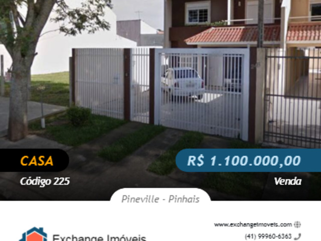 #225 - Casa para Venda em Pinhais - PR - 1