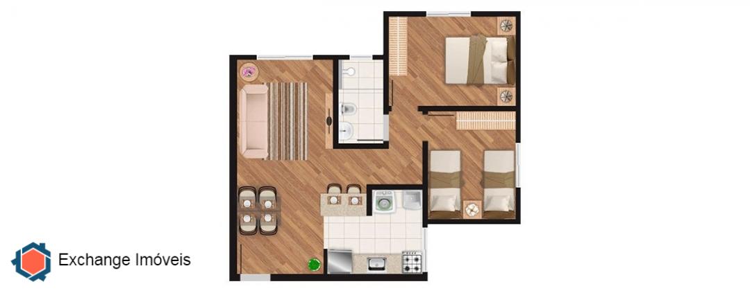 Apartamento à venda com 2 quartos, 49m² - Foto 29