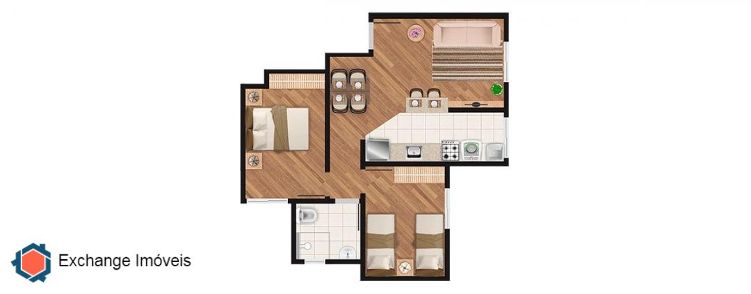 Apartamento à venda com 2 quartos, 49m² - Foto 30