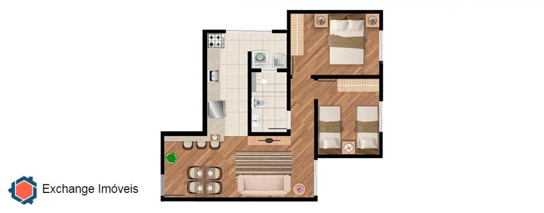 Apartamento à venda com 2 quartos, 49m² - Foto 31