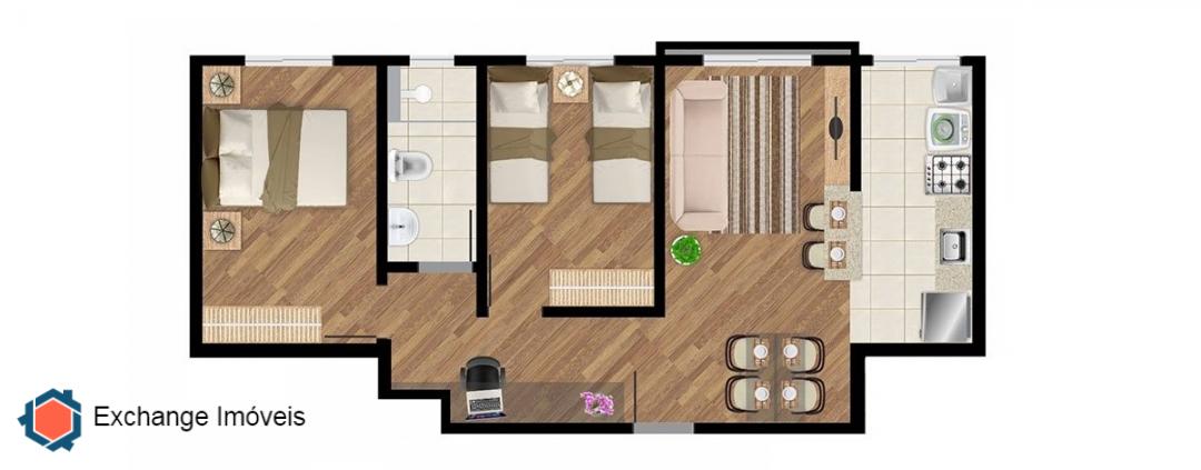 Apartamento à venda com 2 quartos, 49m² - Foto 26