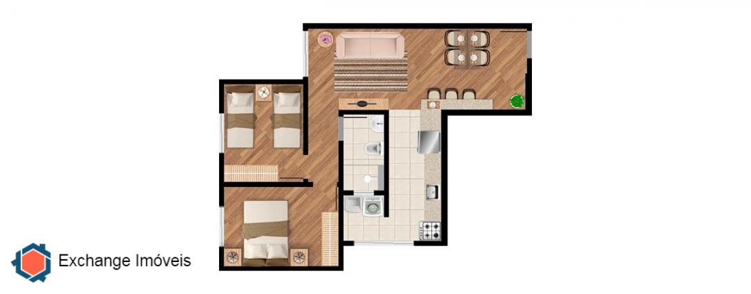 Apartamento à venda com 2 quartos, 49m² - Foto 25