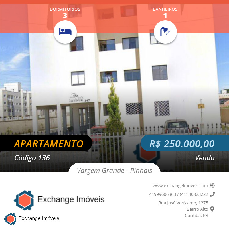 Apartamento à venda com 3 quartos, 60m² - Foto 1