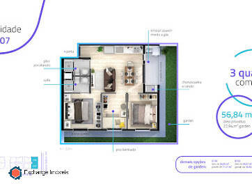 Apartamento à venda com 1 quarto, 29m² - Foto 8