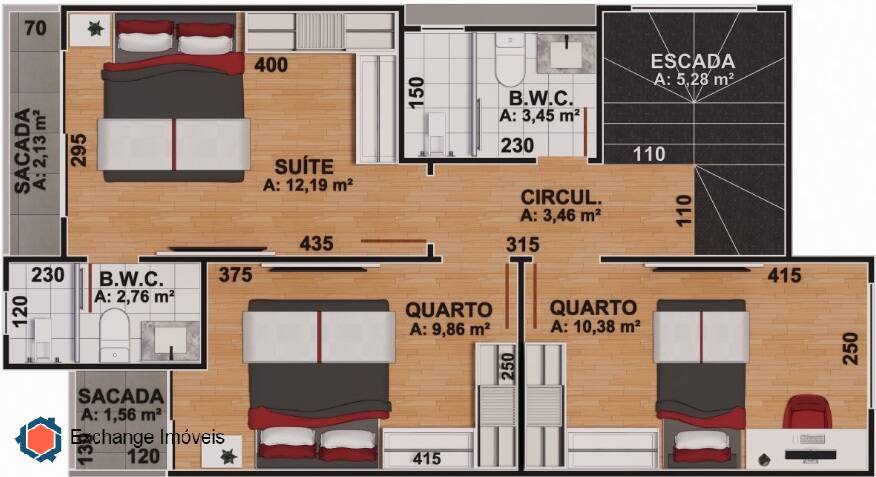 Casa à venda com 3 quartos, 115m² - Foto 9