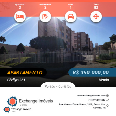 Apartamento à venda com 3 quartos, 83m² - Foto 1