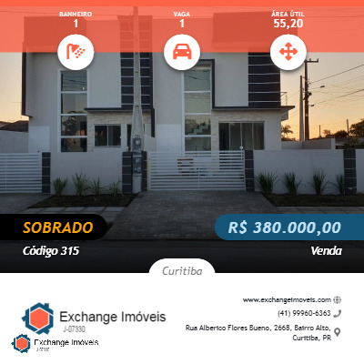 Sobrado à venda, 55m² - Foto 1