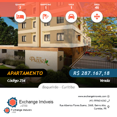 Apartamento à venda com 2 quartos, 46m² - Foto 1