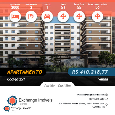 Apartamento à venda com 2000 quartos, 55m² - Foto 1