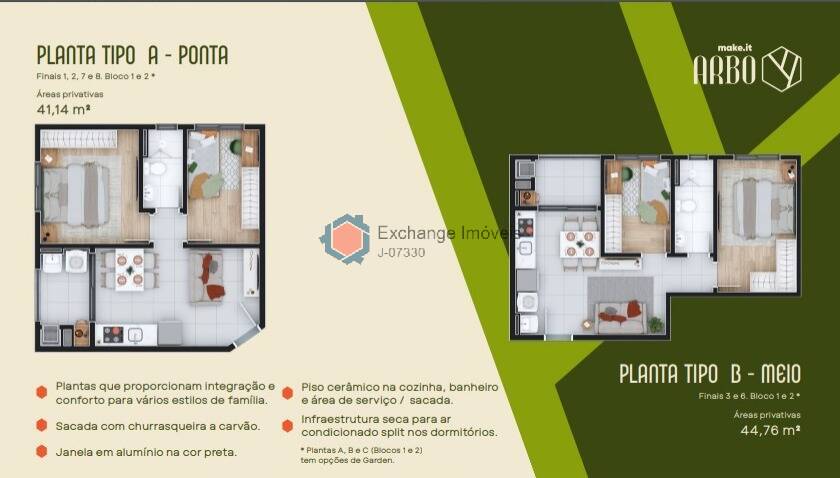 Apartamento à venda com 2 quartos, 41m² - Foto 5